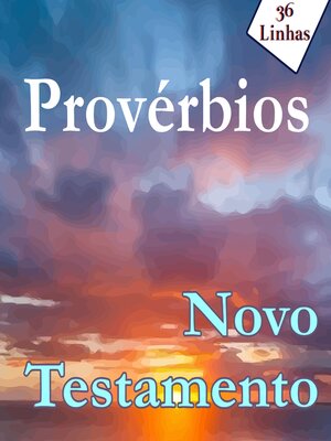 cover image of Provérbios do Novo Testamento